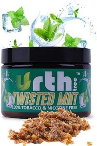 UrthTree Hookah Flavors, Shisha Herbal Molasses, Tobacco Free And Nicotine Free, 250 gram - 8.8 Ounce, Premium Variety Flavors, Made 100% From Apple Skin (Mint)