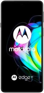 Motorola Moto Edge 20 5G 4G LTE 128GB + 8GB GSM NFC 108MP Unlocked International Version XT2143-1 (No US Warranty) (Not Verizon Sprint Boost Cricket) (w/Fast Car Charger Bundle) (Frosted Grey)