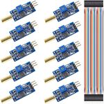 DKARDU 10 pcs Angle Sensor Module SW-520D Golden Ball Switch Tilt Sensor Module with Dupont Cable for Arduino