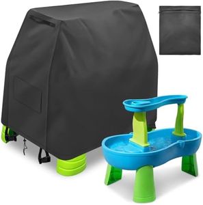 Intoypad Kids Water Table Cover for Step2 Rain Showers Water Table Accessories, Outdoor Toys Waterproof Sunshade Dust Cover for Toddlers 1-3 Outdside Step 2 Watertable Toys for Kids Ages 3-5