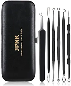 JPNK Blackhead Remover Comedone Extractor Acne Removal Kit(Z-Black)