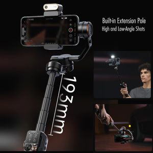 Hohem iSteady M7 3-Axis Smartphone Gimbal – AI Tracker, Remote, Fill Light