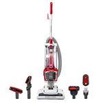 Kenmore DU2015 Bagless Upright Vacuum Lightweight Carpet Cleaner with 10ââ‚¬â„¢Hose, HEPA Filter, 4 Cleaning Tools for Pet Hair, Hardwood Floor, Red