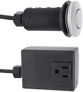 Danco 10685 Sink Top Mount Air Switch for Garbage Disposals with Extended Thread Length, Chrome