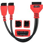 Autel Original OBD2 Adapter for Chrysler 12+8 Programming Cable Connector, Bypass Gateway Protocol Cable, Work on MaxiCOM MK808S MK808BT PRO MX900 MaxiSys MS906 PRO MS906 PRO-TS MS919 MS909 Ultra