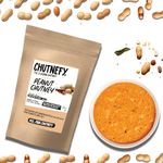 Chutnefy - 5-Second Instant Peanut/ Singdana/Mumfali Groundnut Chutney - 250gm (Bulk Pack of 1) Wet Quantity - 1000ml| Home Style Delicious & Ready-to-Eat Chutneys| 100% Natural Ingredient