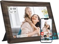 32GB FRAMEO 10.1 Inch Smart WiFi Digital Photo Frame 1280x800 HD IPS LCD Touch Screen, Auto-Rotate, Motion Sensor, Built in 32GB Memory, Share Moments Instantly via Frameo App from Anywhere