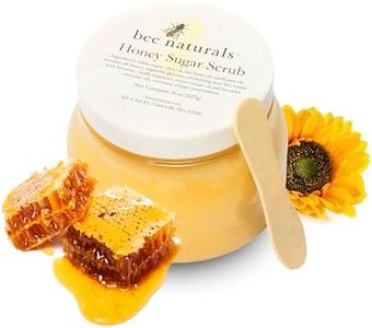 Luxurious Honey Sugar Scrub 8oz – Gentle Exfoliating Blend for Face, Body & Feet with Honey, Coconut & Essential Oils – Nourishing Moisture with Signature Vanilla Fragrance for Radiant Skin