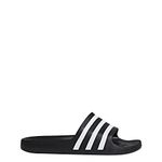 adidas Unisex-Adult Adilette Aqua, black /white /black, 7