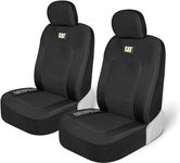 BDK Auto CASC-2284-BK: Cat 4Pc Mesh + Gabardine Seat Cover (Black)