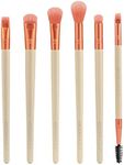 EcoTools Elements Limited Edition Fiery Eye Professional Eye Makeup Brush Set, 6 Piece Set, Orange