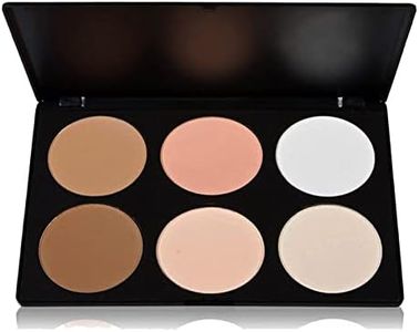 Vodisa Contour Face Powder Kit Base Foundation Corrector Palette Sleek Pigment Pro Pressed Powder Cosmetics Highlighting Contouring Bronzing Professional Beauty Make up Bronzer Pallet Brown