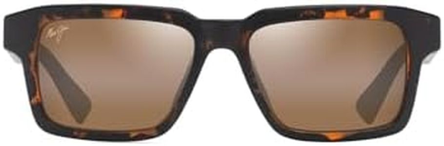 Maui Jim Unisex's Kahiko Sunglasses, Matte Dark Havana/Hcl Bronze Polarized, Large