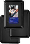 Non Stick Baking Tray Set of 3 – 32cm Oven Tray Set, Baking Sheet & Cookie Sheet, Heavy Duty Roasting Tray, Dishwasher Safe Easy Clean Bakeware by BLUES®