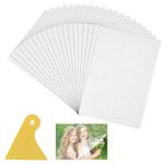 20 Pack Self Sealing Laminating Sheets, 215 * 305MM Laminating Pouches with 1 Scraper, A4 Glossy Finish, High Quality, Waterproof Clear Laminate Sheets for Business Card Photo Stickers