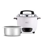 Pigeon by Stovekraft Joy 1.8 Liter Electric Rice Cooker 700 Watt, White
