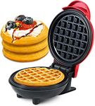 Candora Home Mini Waffle Maker Machine for Individual Waffles, Paninis, Hash Browns