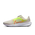 Nike Womens Air Zoom Pegasus 40-White/Multi-Color-Coconut Milk-Volt-Dv3853-101-7Uk Running Shoes