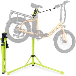 BALINGE Bike Repair Stand (Max 132 lbs) - Foldable Bike Stand for Maintenance of Road Bike & Mountain Bike,Bicycle Repair Stand for E-bikes with Super-strong Tube,Height Adjustable Portable Bicycle