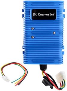 Roykaw Golf Cart Voltage Reducer Regulator Converter 36/48V to 12V Compatible with E-Z-GO Club Car Yamaha (30A/350W)