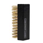 Liquiproof Labs Premium Black Hog Hair Brush for Shoes, Footwear and Fashion Items. Gentle Enough for Suede and Nubuck, 9.5cm