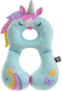 BENBAT Unicorn Design Travel Friends Headrest for 1 to 4 Years, Multi/Colour (BE-HR310)