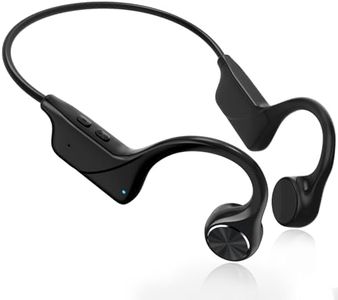 Echaar Bluetooth Headphones, Bone conduction headphones 5.3, Open-Ear Sports Earphones with Mic, Waterproof Wireless headset for Workout, Running, Gym, Hiking, Driving, Cycling