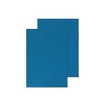 Q-Connect A4 Blue Leathergrain Comb Binder Cover (Pack of 100)