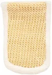 Eco Bath London Bamboo and Cotton Massage Mitt - Premium Handmade Exfoliating Glove for Body Scrub, Exfoliating Mitt for Smooth Skin, Natural Cotton and Bamboo