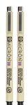 SAKURA PIGMA MICRON BLACK OPEN STOCK, PACK OF 2 PENS (08)