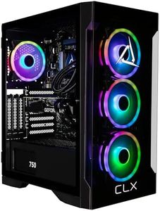 CLX Set Gaming PC - Intel Core i9 12900KF 3.2GHz, GeForce RTX 4060 Ti, 1TB NVMe M.2 SSD, 4TB HDD, 32GB DDR4 RGB Memory, 240mm AIO, Windows 11 Home, Black