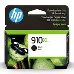 Original HP 910XL Black High-yield Ink Cartridge | Works with HP OfficeJet 8010, 8020 Series, HP OfficeJet Pro 8020, 8030 Series | Eligible for Instant Ink | 3YL65AN