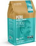 Level Ground Coffee - Peru Single Origin - Medium Roast, Whole Bean - Fair Trade, Organic, 1% For the Planet, Kosher - Specialty Coffee - Great in a Drip Brew, French Press, Pour Over - Tastes Savoury, Silky, Cocoa - 908g / 2lb