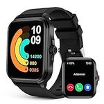 EGQINR Smart Watch, 1.91" HD Smartwatch for Men Women, Fitness Watch with Mett/Heart Rate/Temperature Monitor, IP67 Waterproof Smartwatch Compatible with Android IOS