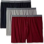 Fruit of the Loom Men's 3-Pack Premium Big Man Knit Boxer, Assorted, 3X-Large Plus