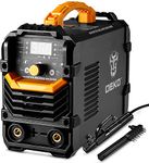 DEKOPRO 110/220V MMA Welder, 160A Stick ARC Welding Machine IGBT Digital Display LCD Hot Start Welder with Electrode Holder, Work Clamp, Input Power Adapter Cable and Brush