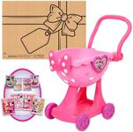Minnie's Happy Helpers Bowtique Shopping Cart, Officially Licensed Kids Toys for Ages 3 Up by Just Play