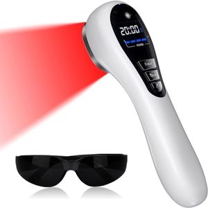 Red Light Therapy, Holsn Infrared Red Light Therapy Device for Body Targets Joint and Muscles Directly for Pain Relief, 650 nm & 808nm Red Light Therapy Wand