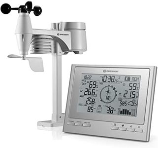 Bresser ClimateScout Wireless Weather Station with Outdoor Sensor 7-in-1 Weather Centre with Professional Outdoor Sensor, Silver