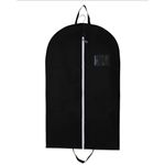 WVD Garment Bag for Hanging Clothes, Black Suit Bag Cover for Men Travel, Foldable Garment Bags for Hanging Clothes, Breathable Dance Costume Storage, 23.6x43.3inch Dress Protector with Zipper