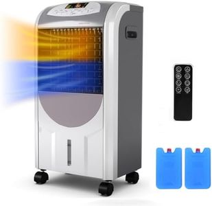 SOARS Klimaanlage mobil 5 in 1, Kühlung, Heizung, Luftreiniger, Luftbefeuchter & Ventilator, Klimagerät mit 3 Geschwindigkeiten, 8H Timer, LED Anzeige, Heizlüfter inkl. Fernbedienung & 7L Wassertank