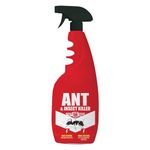 Ant & Insect Killer Spray 750ml Fast Acting Long Lasting, Ant Killer Spray Destroys Nest and Colonies