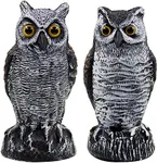 Hausse 2 Pack Fake Horned Owl Bird 