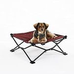 Coolaroo On The Go Elevated Pet Bed, Standard, Brick