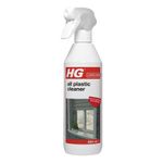 HG All Plastic Cleaner, Multi-Use Interior Cleaning Formula for UPVC, Window Frames, Cupboards, Wallpaper, Plexiglass & Paintwork, Biodegradable Safe on Synthetic Surfaces – 500ml Spray (209050106)