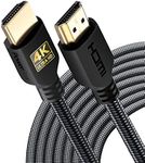 PowerBear 4K HDMI Cable 9 M | High Speed, Braided Nylon & Gold Connectors, 4K @ 60Hz, Ultra HD, 2K, 1080P, ARC & CL3 Rated | for Laptop, Monitor, PS5, PS4, Xbox One, Fire TV, Apple TV PC