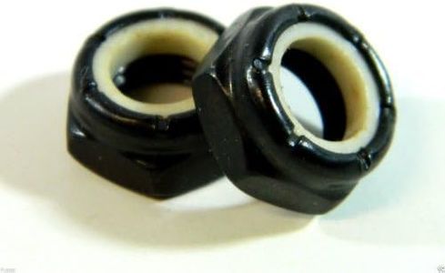 2 Kingpin Nuts for Skateboard Longboard Trucks Dimebag Lock Nuts 3/8 (Standard)