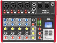 PYLE Studio Audio Sound Mixer Board