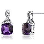 Peora 14K White Gold Amethyst and W