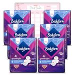 Bodyform Cour-V Ultra Night Sanitary Towels Wings 10597, 8'S (Pack of 6)